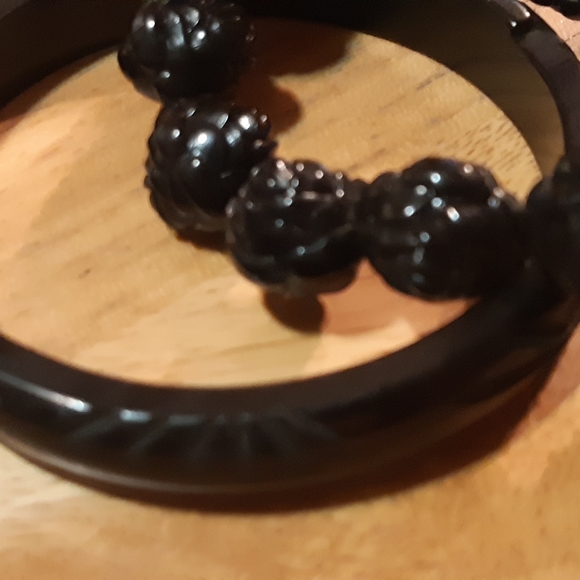 Vintage Bangle Bracelets bakelite - Picture 3 of 4